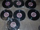 7x Seeburg 1000 Background Music System 16 2/3 rpm record MELLOW MOOD 9