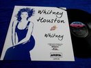 Whitney Houston -LP album Mexico Promo Radio Station Unique cover ARISTA