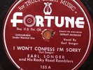 EARL SONGER and His Rocky Road Ramblers - RARE Honkytonk Country FORTUNE E-