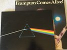 Pink Floyd Dark Side of The Moon, Frampton Live, Classic Rock LP's 2 Album Lot