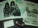 RAPTURE demo cassette, signed poster &flyer USA Heavy Death thrash metal 1980's
