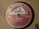 ENDRE WOLF Bach: Sarabande for Solo Violin HMV 78rpm UK