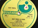 Deep Purple LP In Rock UK Harvest 1st press