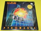 DEF LEPPARD - PYROMANIA LP ORIGINAL BLACK LABEL SHRINK W/ HYPE STICKER