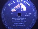 ELVIS PRESLEY A mess of blues/It's now or never URUGUAY 78 RPM RCA VG+ RARE