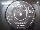 THE BEATLES you can't do that/can't buy me love rare 45 SINGLE INDIA VG+