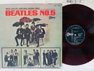 BEATLES NO.5 ODEON OR-7103 Japan Red Vinyl LP