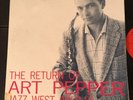 Art Pepper - The Return Of - Jazz West JWLP-10 - RARE JAZZ LP HEAR