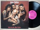 Rose Tattoo Scarred For Life A-2U B-1U UK LP Carrere CAL 144 1982 VG+/EX