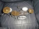 THE BEATLES RINGO'S LUDWIG MINIATURE DRUM SET DRUMS  CYMBALS  STOOL DRUMSTICKS