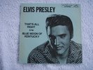 ELVIS PRESLEY THAT'S ALL RIGHT BLUE MOON KENTUCKY PS PICTURE SLEEVE ONLY