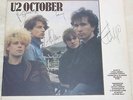 U2 -OCTOBER FIRST UK PRESS LP FULLY SIGNED BY ALL THE BAND NICE CLEAR SIGNATURES