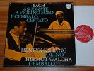 Szeryng Walcha Bach Six Violin Sonatas Dutch Philips Stereo 2LP Box NM