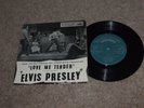 ELVIS PRESLEY = LOVE ME TENDER RARE 4 TRACK ORIGINAL HMV 7inch E.P.