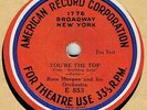 ARC THEATRE USE RECORD E 853 BY RUSS MORGAN ORCH PLAYS AT 33 1/3rd RPM