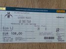 U2 ticket eintrittskarte 360 tour 18.07.2009 berlin