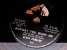EX RARE 1956 RCA 78 rpm 6643 Elvis Presley Love me tender / Anyway you want me
