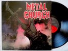 METAL CHURCH s/t 1985 lp Elektra 60471-1 Bomb Shelter Videos BRAIN PAIN