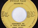 Crossover Soul 45 JIMMY SCOTT Remember Me DETROIT GOLD HEAR