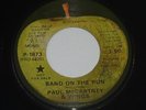 Beatles Paul McCartney & Wings BAND ON THE RUN APPLE 45 RPM PROMO RECORD