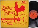 Lightnin' Slim, Rooster Blues, Excello LP 8000, Lightning Slim. Original issue.
