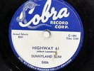 SUNNYLAND SLIM-HIGHWAY 61 /IT'S YOU BABY ON COBRA RARE BLUES 78RPM