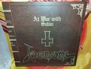 VENOM AT WAR WITH SATAN UK '84 W/POSTER TEXTURED COVER INSERT SLAYER BLACK METAL