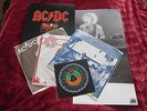AC/DC - Box Set Of 3 Vinyl LPs, Single & Poster - German Import