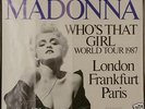 MADONNA True Blue LP with GIANT TOUR POSTER Lyric inner 1986 RARE
