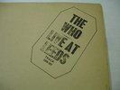 THE WHO LIVE AT LEEDS TRACK UK FIRST BLACK STAMP ALL 12 CORRECT INSERTS POSTER