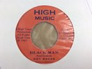 Hot Rocks -  Black Man, High Music, 7in Reggae Vinyl