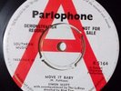 SIMON SCOTT & THE LeROYS U.K. PROMO 45 MOVE IT BABY PARLOPHONE 5164
