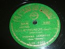 YVONNE LEFEBURE / ROUSSEL /   LE CHANT DU MONDE 78 rpm