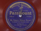 78 RPM -- Ma Rainey (with Tommy Ladnier), Paramount 12200, E+ Blues - Jazz