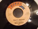 rosco robinson  thats enough  gerri records. original local lable.