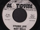 MARY WELLS: Come To Me / Strange Love 45 (dj, tol, light label wear) Soul