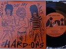 Hard Ons Surfin on my face '85 VINIL punk pop 45 insert Ray Ahn art