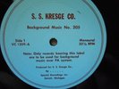 S.S. KRESGE COMPANY BACKGROUND MUSIC FOR DEPT. STORE RARE  lp vinyl