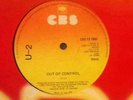U2 - Out Of Control. UK Cbs 12'. Rare Early Issue. Cbs 12-7951 1979