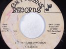 Funk 45 U.S. WARREN Hard Headed Woman CHYTOWNS VG+ HEAR