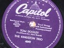 78-FOLK/POP-KINGSTON TRIO-TOM DOOLEY/RUBY RED on CAPITOL-CLASSIC
