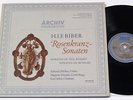MELKUS VIOLIN BIBER SONATAS OF THE ROSARY ORIGINAL ARCHIV 198 422/23 STEREO/NM