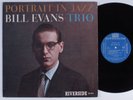 BILL EVANS TRIO Portrait In Jazz RIVERSIDE LP VG+ mono