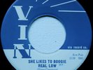 Frankie Lee Sims .. She Likes To Boogie .. Rockin' Blues .. 45 on VIN 1006 .. EX