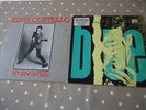 RARE UK VINYL LP X2 SIGNED ELVIS COSTELLO MY AIM IS TRUE ALMOST BLUE PUNK ROCK