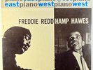 FREDDIE REDD-HAMPTON HAWES-PIANO EAST/PIANO WEST-NEAR MINT, SELDOM PLAYED-INSERT