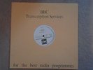 Erasure ?– BBC Transcription Services ( not promo ) rare
