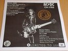 AC/DC  Ultra-Rare Clear Vinyl LP 