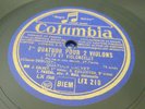 QUATUOR CALVET / DEBUSSY-J-Ch-F BACH   / COLUMBIA LFX 210-3