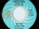 LITTLE ANN: Going Down A One-way Street / I'd Like To Get To Know You Better 45